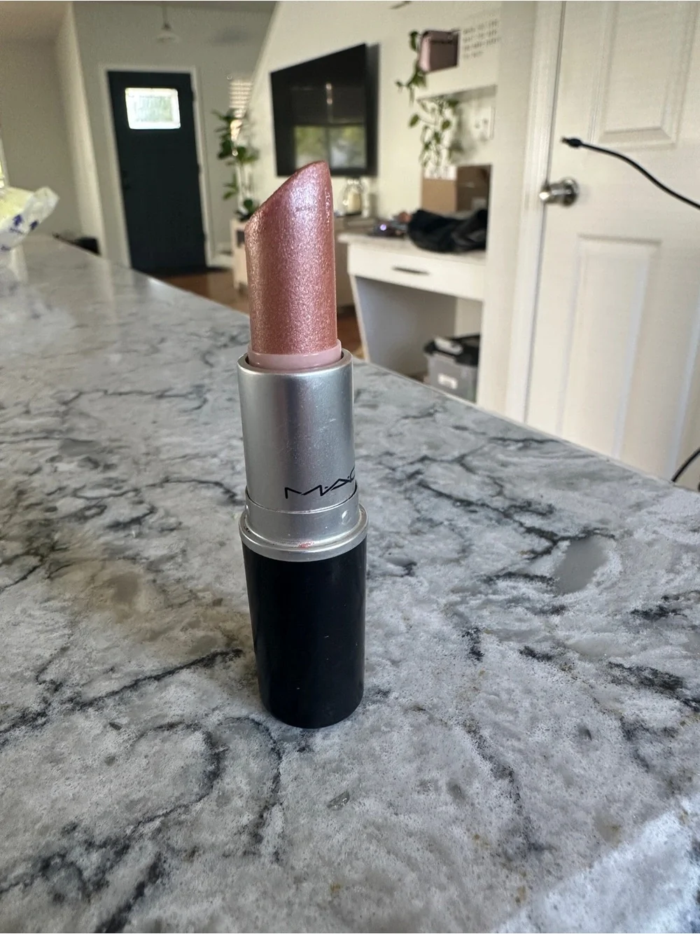 MAC Cosmetics IN LUST Lipstick - Sheer Sparkle RARE discontinued